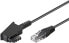 Фото #2 товара Wentronic Goobay TAE-F Cable for DSL/VDSL, 20m, 20 m, TAE (F), RJ-45, Black, Male, Male