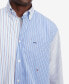 Фото #3 товара Men's Regular-Fit Block Stripe Cotton Poplin Shirt