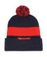 Фото #2 товара Men's Navy Team USA 2021 Sideline Cuffed Knit Hat with Pom