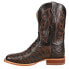 Фото #6 товара Tony Lama Moore Ostrich Square Toe Cowboy Mens Brown Casual Boots TL5354