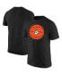 Фото #1 товара Men's Black Oklahoma State Cowboys Basketball Logo T-shirt