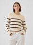 off white and brown stripe