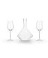 Фото #1 товара Raye Bordeaux Wine Glasses & Decanter, Set of 3