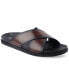 ფოტო #1 პროდუქტის Men's Whitter Cross Sandals, Created for Macy's