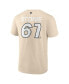Men's Mark Stone Cream Vegas Golden Knights 2024 NHL Winter Classic Authentic Pro Name and Number T-shirt
