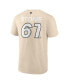 ფოტო #2 პროდუქტის Men's Mark Stone Cream Vegas Golden Knights 2024 NHL Winter Classic Authentic Pro Name and Number T-shirt