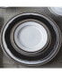 Фото #4 товара Austin Platinum Set of 4 Bread Butter and Appetizer Plates, Service For 4