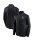 ფოტო #1 პროდუქტის Men's Black Arizona Coyotes Authentic Pro Rink Fleece Full-Zip Jacket