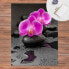 Фото #4 товара Vinylteppich Orchideenblüten auf Steinen