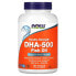 Фото #1 товара Double Strength DHA-500 Fish Oil, 180 Softgels