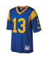 Фото #3 товара Men's Kurt Warner Royal St. Louis Rams Legacy Replica Jersey