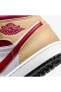 Фото #4 товара Air Jordan 1 Mid Beige Red White 554725-201