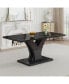 Фото #4 товара Sleek Black Multipurpose Table Functional Style for Any Space