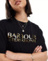 Barbour International relaxed logo t-shirt in black