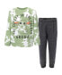 Фото #1 товара Starwars Boys The Mandalorian The Sweatshirt and Pants Set to