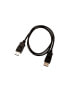 Фото #3 товара V7 Black Video Cable Pro DisplayPort Male to DisplayPort Male 1m 3.3ft - 1 m - DisplayPort - DisplayPort - Male - Male - 7680 x 4320 pixels