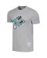 ფოტო #2 პროდუქტის Men's and Women's Heather Gray San Antonio Spurs Hardwood Classics MVP Throwback Logo T-shirt