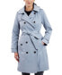 ფოტო #1 პროდუქტის Women's Double-Breasted Hooded Trench Coat, Created for Macy's