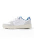 ellesse Panaro cupsole trainers in white and blue