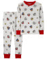 Фото #5 товара Toddler 2-Piece PAW Patrol Cotton Blend Pajamas 2T