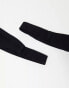 ASOS DESIGN 3 pack cotton tanga thongs in black