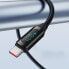 Фото #7 товара Kabel przewód USB-C z wyświetlaczem LED PD 100W 1m czarny