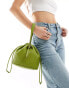 Фото #4 товара Accessorize crossbody bucket bag in green