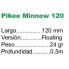 Фото #3 товара STRIKE PRO Pikee Floating minnow 24g 120 mm