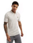 Фото #1 товара Lyle & Scott icon logo pique polo in beige