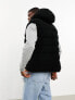 Фото #3 товара Barbour International Retro Bobber hooded zip through gilet in black