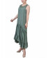 ფოტო #3 პროდუქტის Petite Sleeveless Tiered Hi Low Maxi Dress