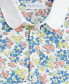 ფოტო #1 პროდუქტის Baby Girls Floral Oxford Shirtdress