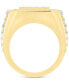 ფოტო #3 პროდუქტის Men's Diamond Cluster Ring (2 ct. t.w.) in 10k Gold