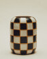 Фото #9 товара Chequered ceramic vase x collagerie