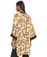 Women's Printed Open-Front Kimono Jacket