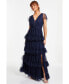 ფოტო #1 პროდუქტის Women's Tule Tiered Maxi Dress