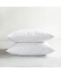 Фото #1 товара 2 Pack Medium White Duck Feather & Down Bed Pillow - Standard