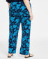 Plus Size Elena Printed Wide-Leg Pants, Created for Macy's