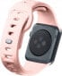 Фото #2 товара 3MK 42/44/45/49 mm Powder Pink - 3mk Silicone Watch Strap for Apple