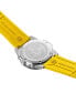 ფოტო #5 პროდუქტის Men's Swiss Chronograph Pacific Diver Yellow Rubber Strap Watch 44mm