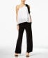 Фото #1 товара Inc International Concepts Women's Colorblocked Jumpsuit Black White 6