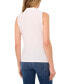 Фото #2 товара Women's Sleeveless Polo-Collar Solid-Knit Top