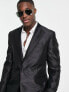 Фото #2 товара Topman slim single breasted suit jacket in black