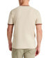 Фото #2 товара Men's Contrast-Trim Textured Short Sleeve T-Shirt