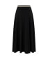 ფოტო #3 პროდუქტის Women's Pleated Midi Skirt