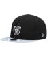 ფოტო #1 პროდუქტის Infant Unisex Black, Silver Las Vegas Raiders My 1St 9Fifty Adjustable Hat