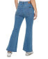 ფოტო #2 პროდუქტის Petite Super High-Rise Flare-Hem Jeans