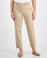 ფოტო #1 პროდუქტის Petite Mid Rise Slim Ankle Pants