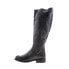 Фото #5 товара Bed Stu Jacqueline Wide Calf F311034 Womens Black Leather Knee High Boots