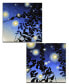 'Fire Bugs I/II' 2 Piece Canvas Wall Art Set, 20x40"